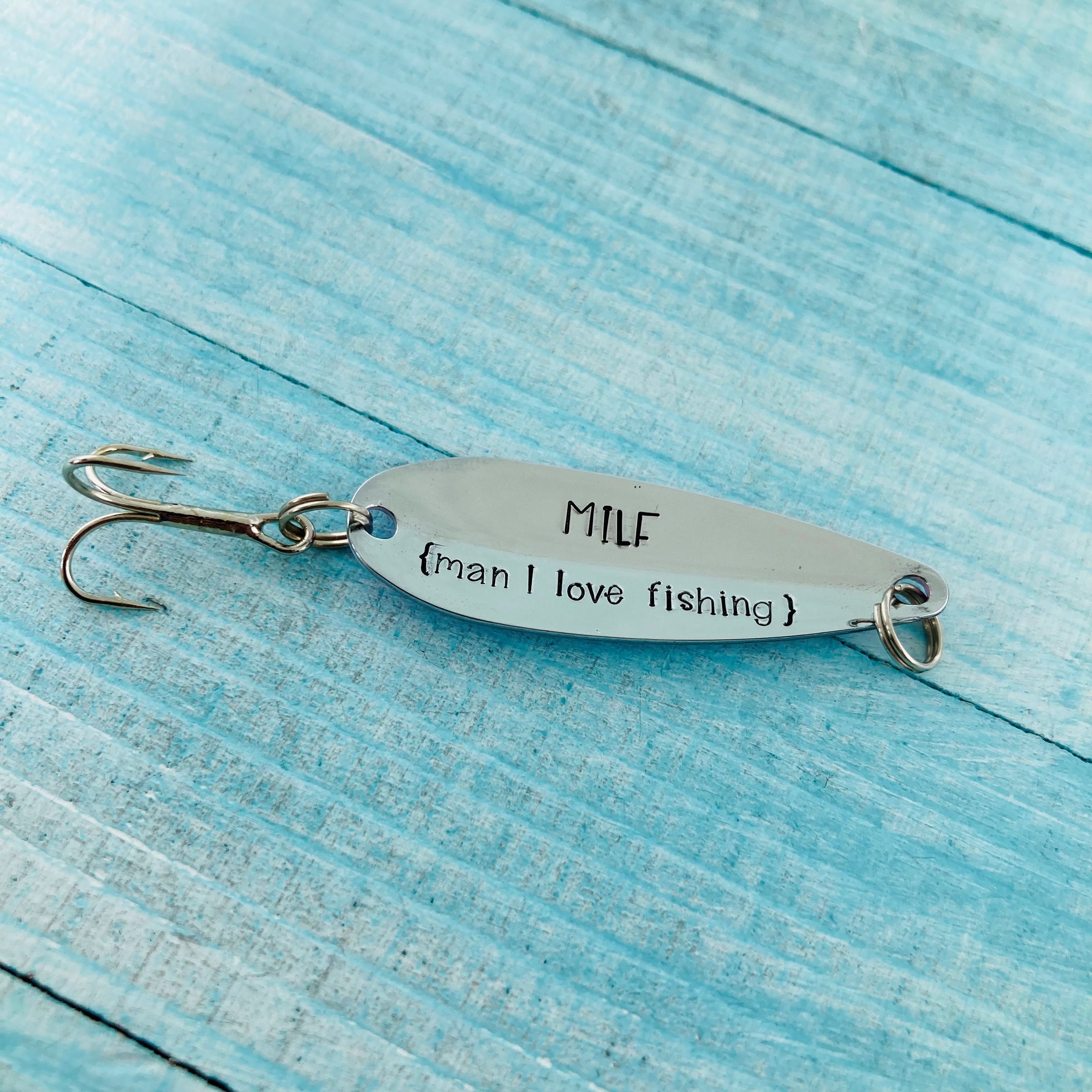 Hand Stamped Lure Personalized Fishing Lure Personalized 